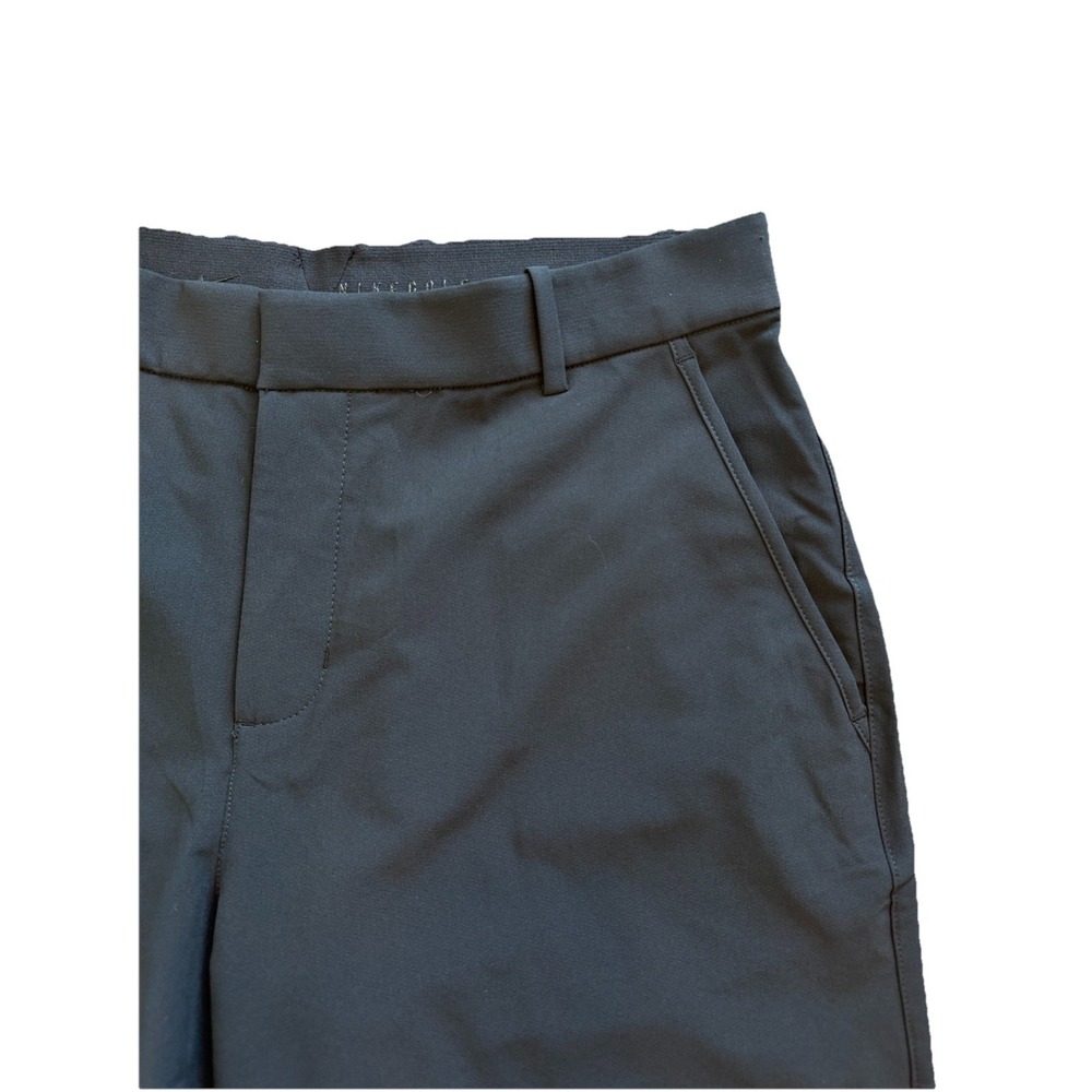 Nike Golf Shorts Mens 32 Black Dri-Fit Hybrid Stretch Flat Front 10" CU9740-010 - Picture 2 of 7